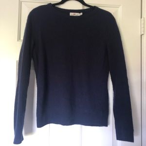 Vineyard Vines Navy Crewneck with Cashmere
